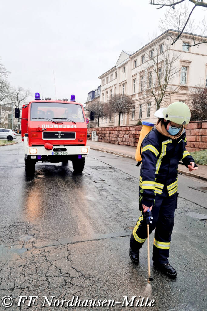 Einsatz 12/2021 - Ölspur im Stadgebiet