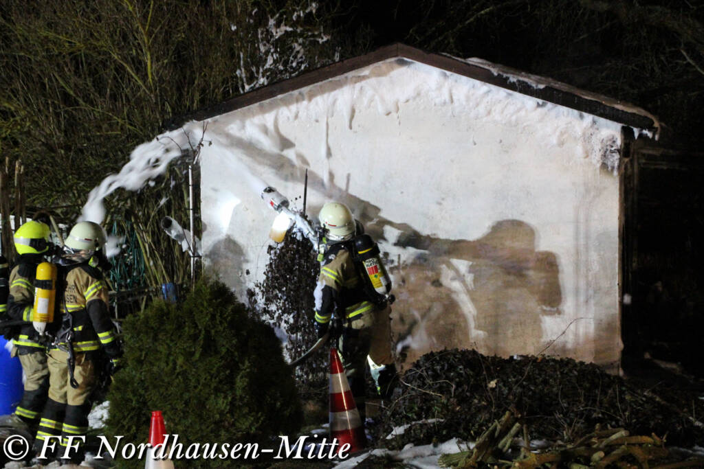 Einsatz 21/2021 - Gartenlaubenbrand