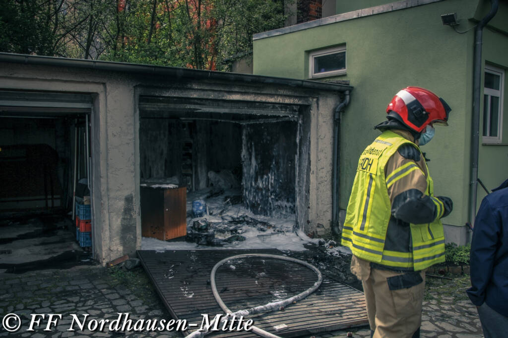 Einsatz 33/2021 - Garagenbrand