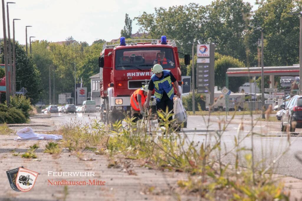 Einsatz 44/2021 - Ölspur im Stadtgebiet