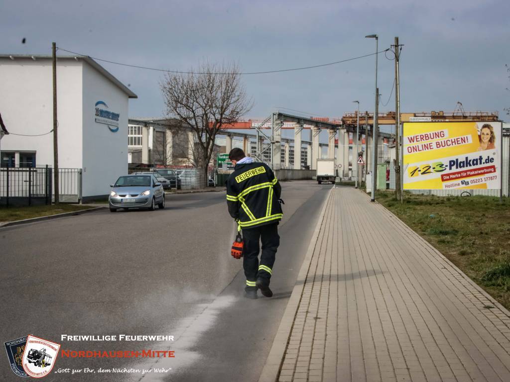 Einsatz 11/2024 - Ölspur im Stadtgebiet