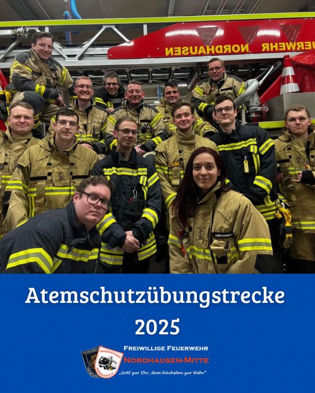 Einsatzbereit für ein weiteres Jahr! 🔥💪

Unsere 14 Atemschutzgeräteträger haben die jährliche Atemschutzübungsstrecke erfolgreich absolviert und ihre Tauglichkeit für ein weiteres Jahr unter Beweis gestellt! ✅👨‍🚒👩‍🚒

Unter extremen Bedingungen, mit voller Ausrüstung und jeder Menge Durchhaltevermögen haben sie gezeigt, dass sie für den Ernstfall bestens vorbereitet sind. 🚒🔥

Danke für euren Einsatz und eure Hingabe – auf euch kann man sich verlassen! 🙌

 #Atemschutz #Feuerwehr #Einsatzbereit #Teamwork #nordhausen #freiwilligefeuerwehr